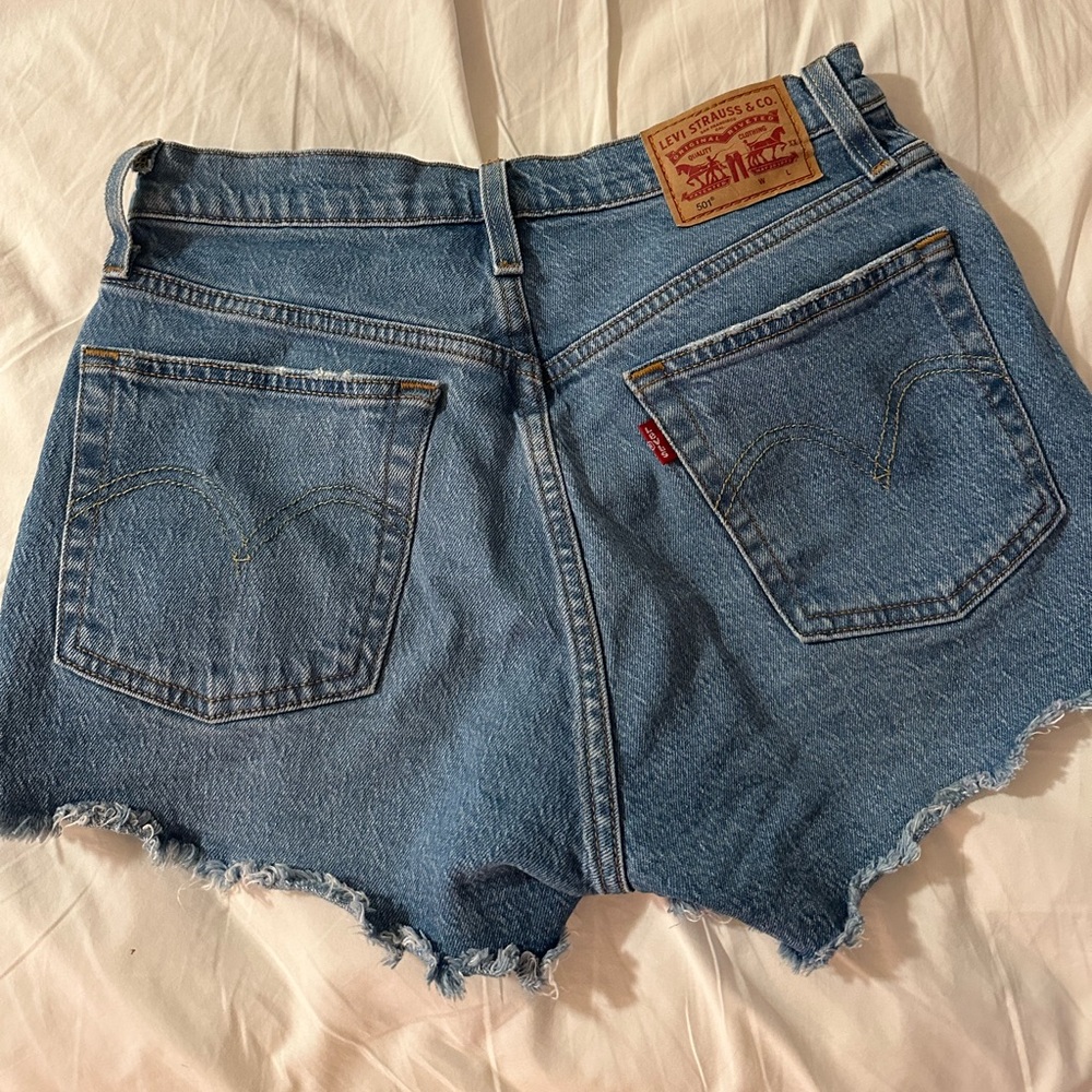 Levis denim shorts